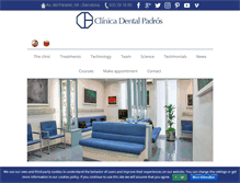 Tablet Screenshot of clinicapadros.com